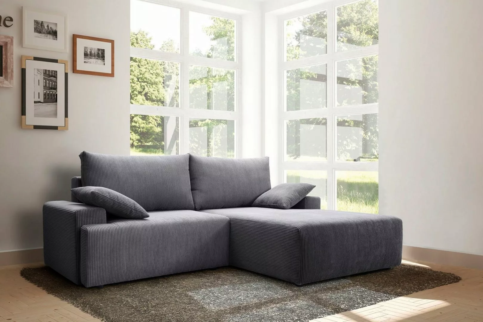 exxpo - sofa fashion Ecksofa Orinoko, aktuelles Design und hoher Sitzkomfor günstig online kaufen