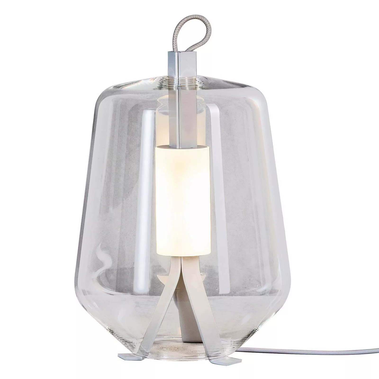 Prandina Luisa T1 Tischlampe 2.700K chrom/klar günstig online kaufen