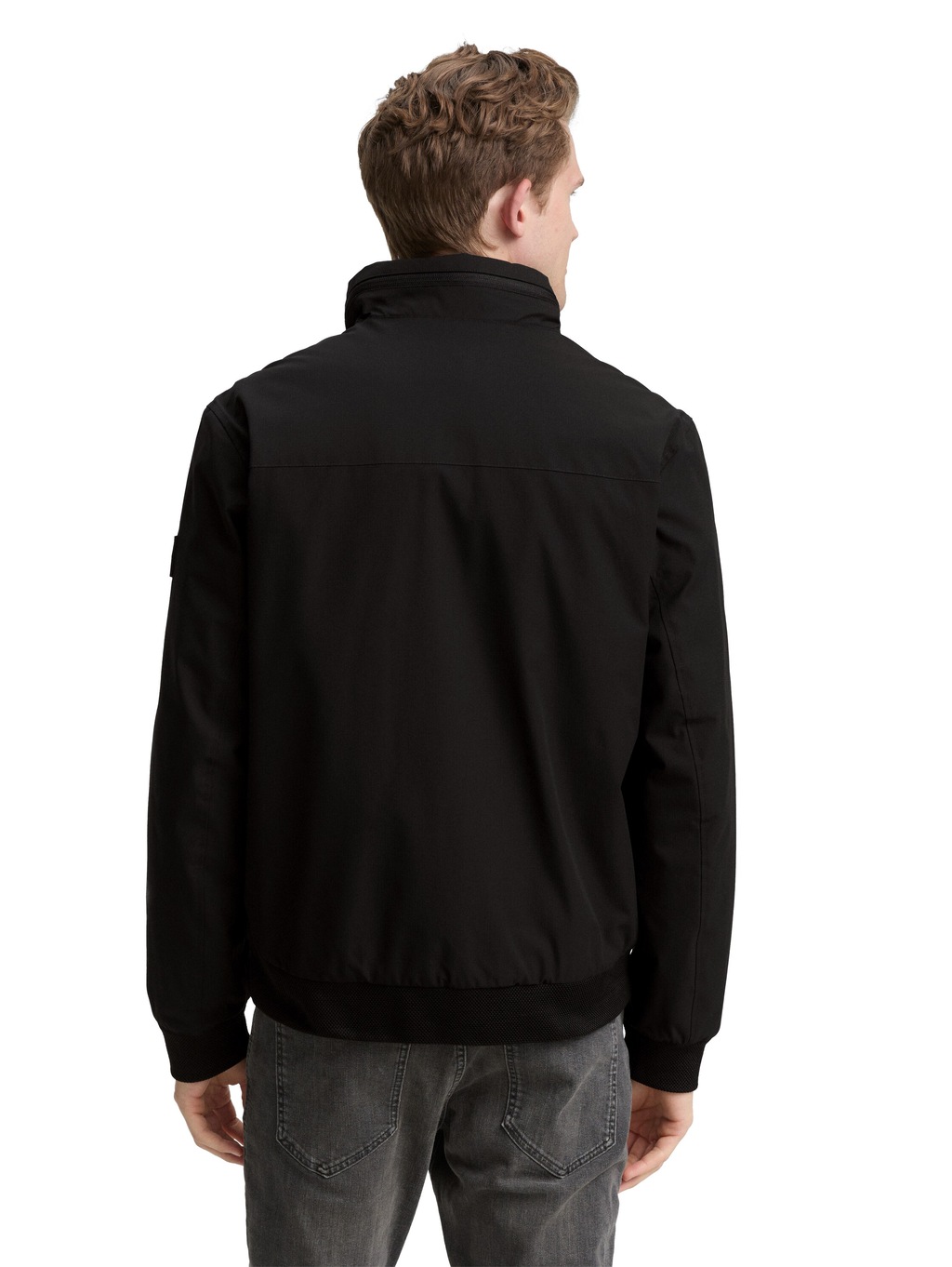 TOM TAILOR Outdoorjacke, ohne Kapuze, mit Logo Stickerei günstig online kaufen