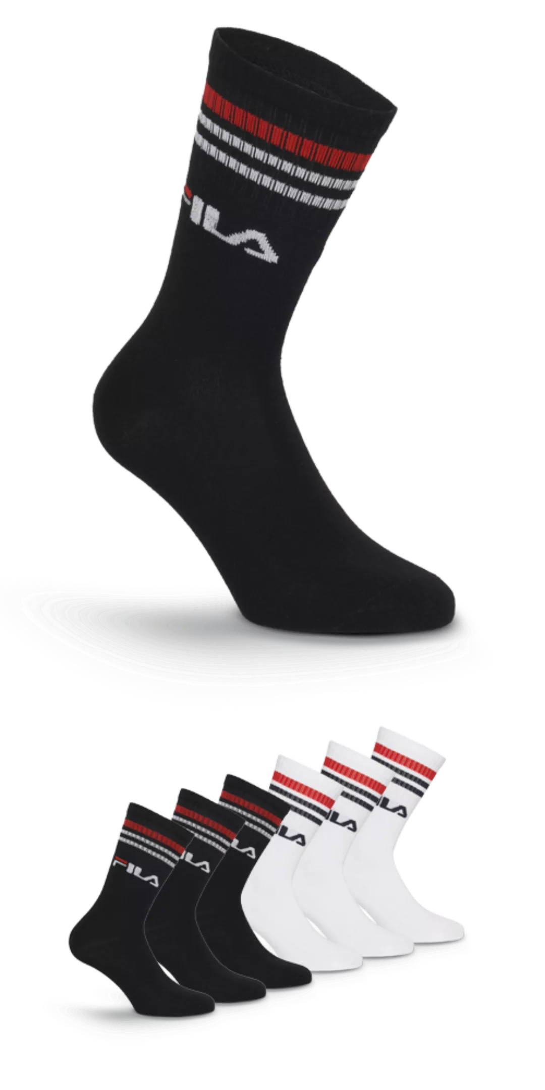 Fila Freizeitsocken, (6er Pack), mit Logo-Schriftzug günstig online kaufen