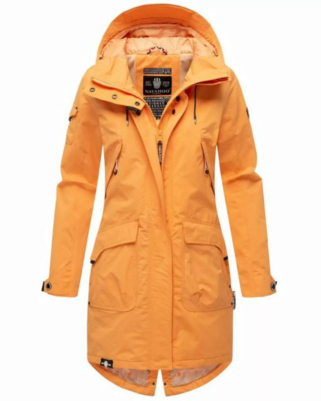 Navahoo Outdoorjacke "Pfefferschote", mit Kapuze, moderne Damen Übergangsja günstig online kaufen