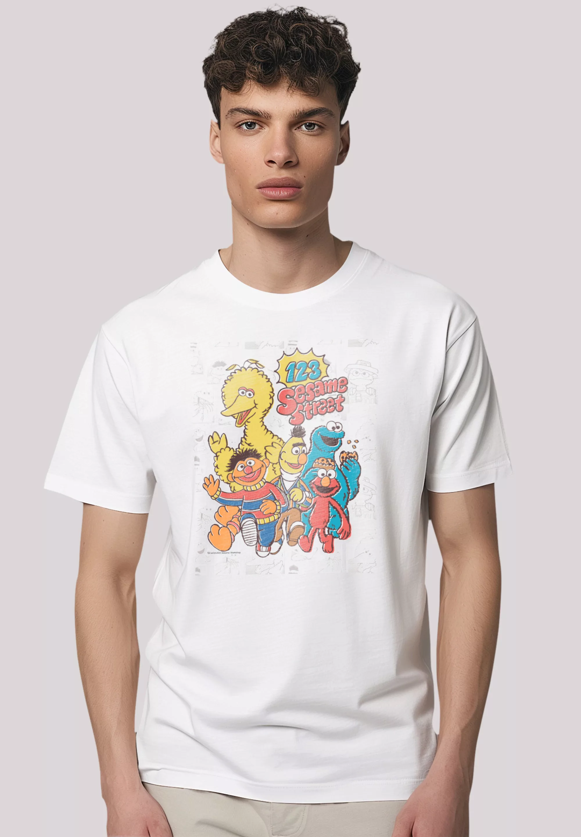 F4NT4STIC T-Shirt "Sesamstraße 123", Premium Qualität günstig online kaufen