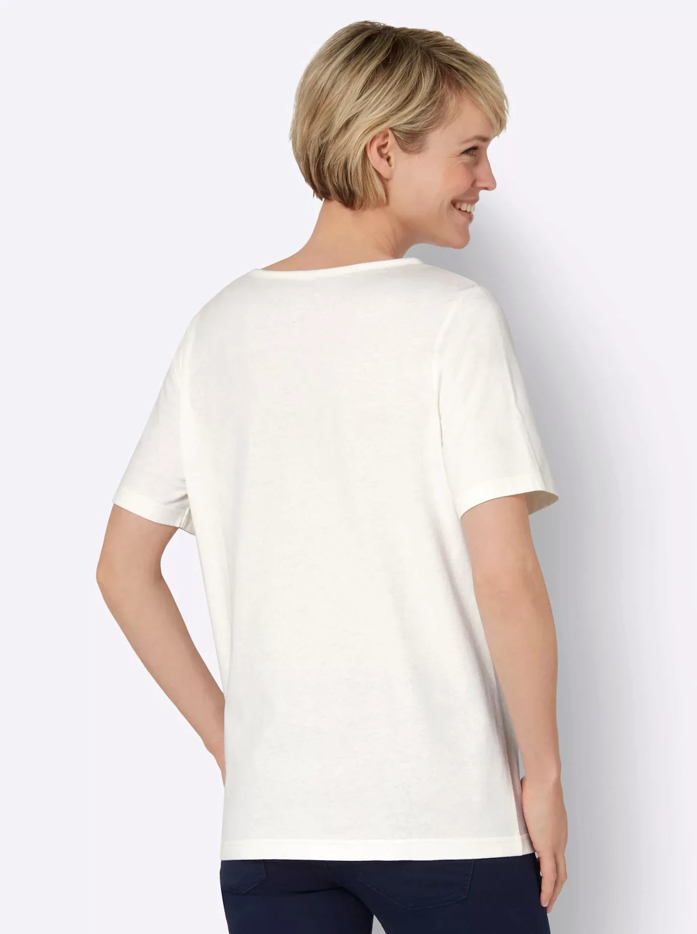 Classic Basics Kurzarmshirt "Rundhals-Shirt" günstig online kaufen