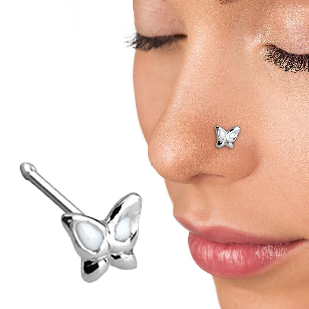 Taffstyle Nasenpiercing 925 Silber Nasenpiercing Nostril günstig online kaufen