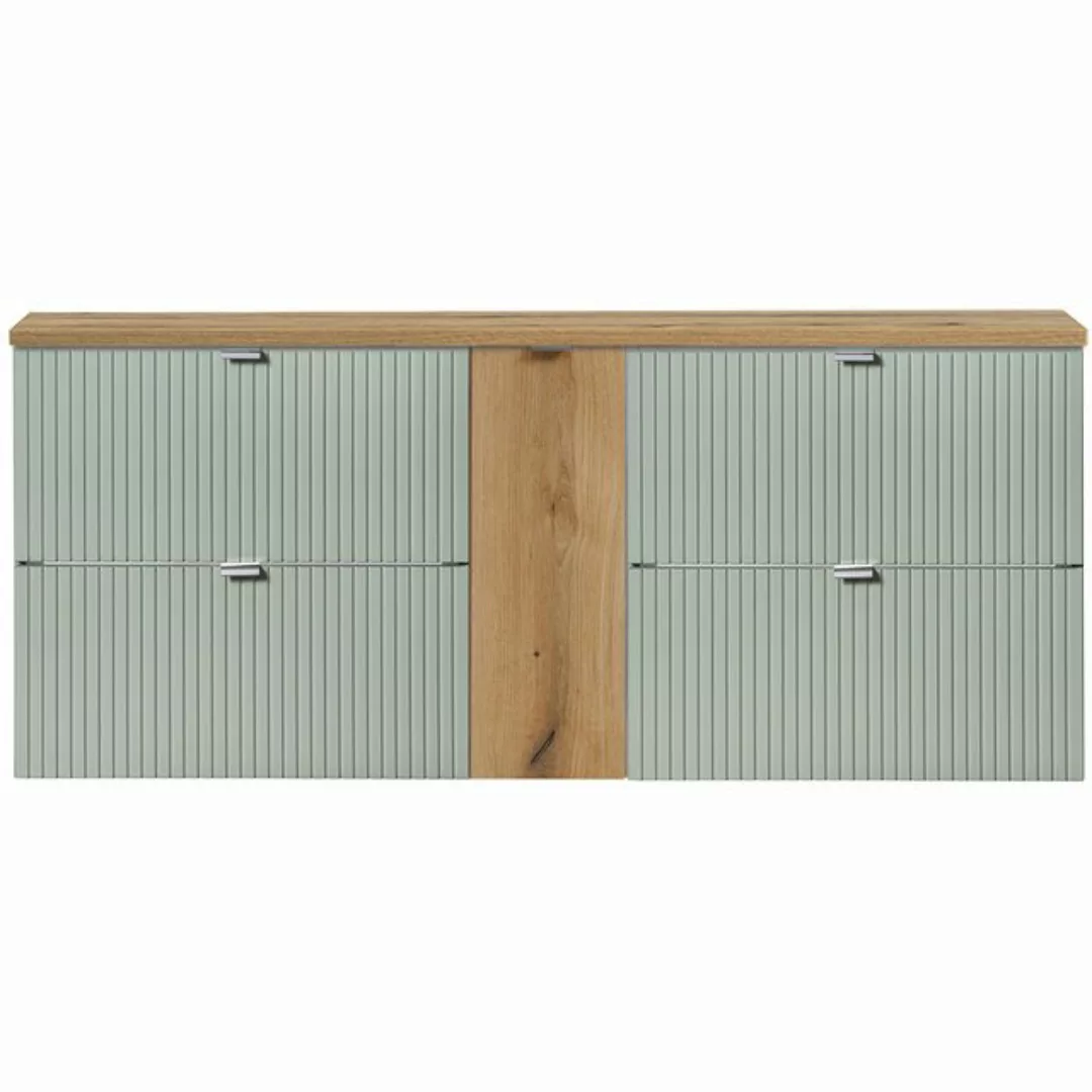 Lomadox Unterschrank NEWPORT-56-GREEN Waschtisch Doppelwaschtisch 120cm, gr günstig online kaufen