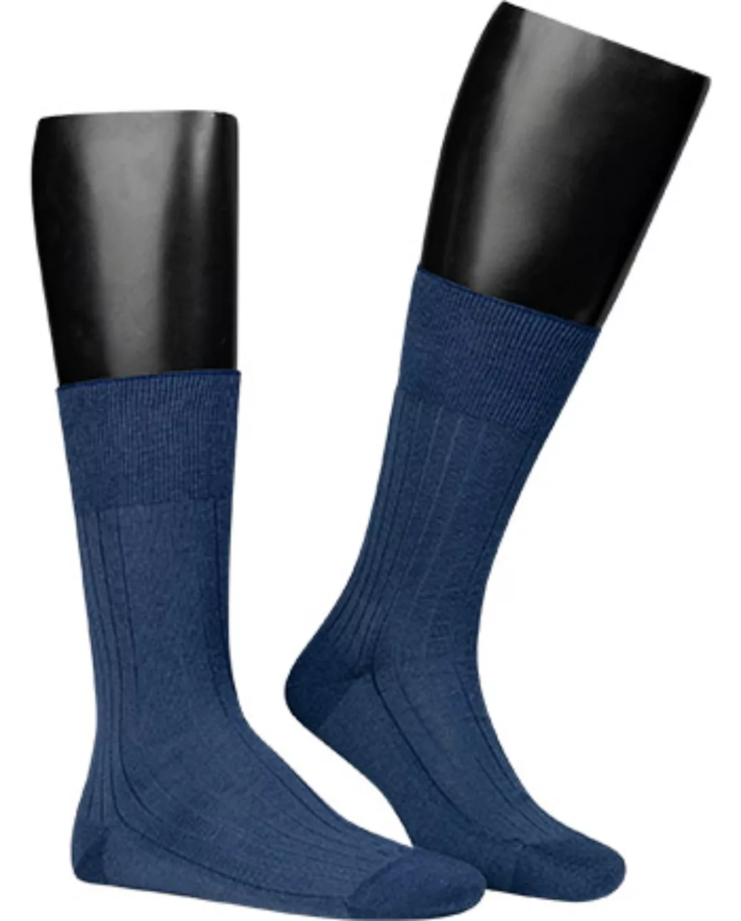 FALKE No. 2 Finest Cashmere Gentlemen Socken, Herren, 45-46, Blau, Uni, Kas günstig online kaufen