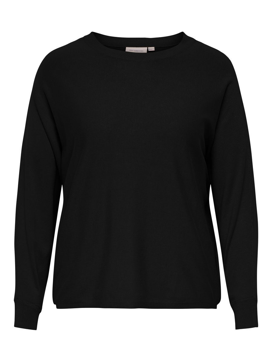 ONLY Curvy Fledermausarm- Pullover Damen Schwarz günstig online kaufen
