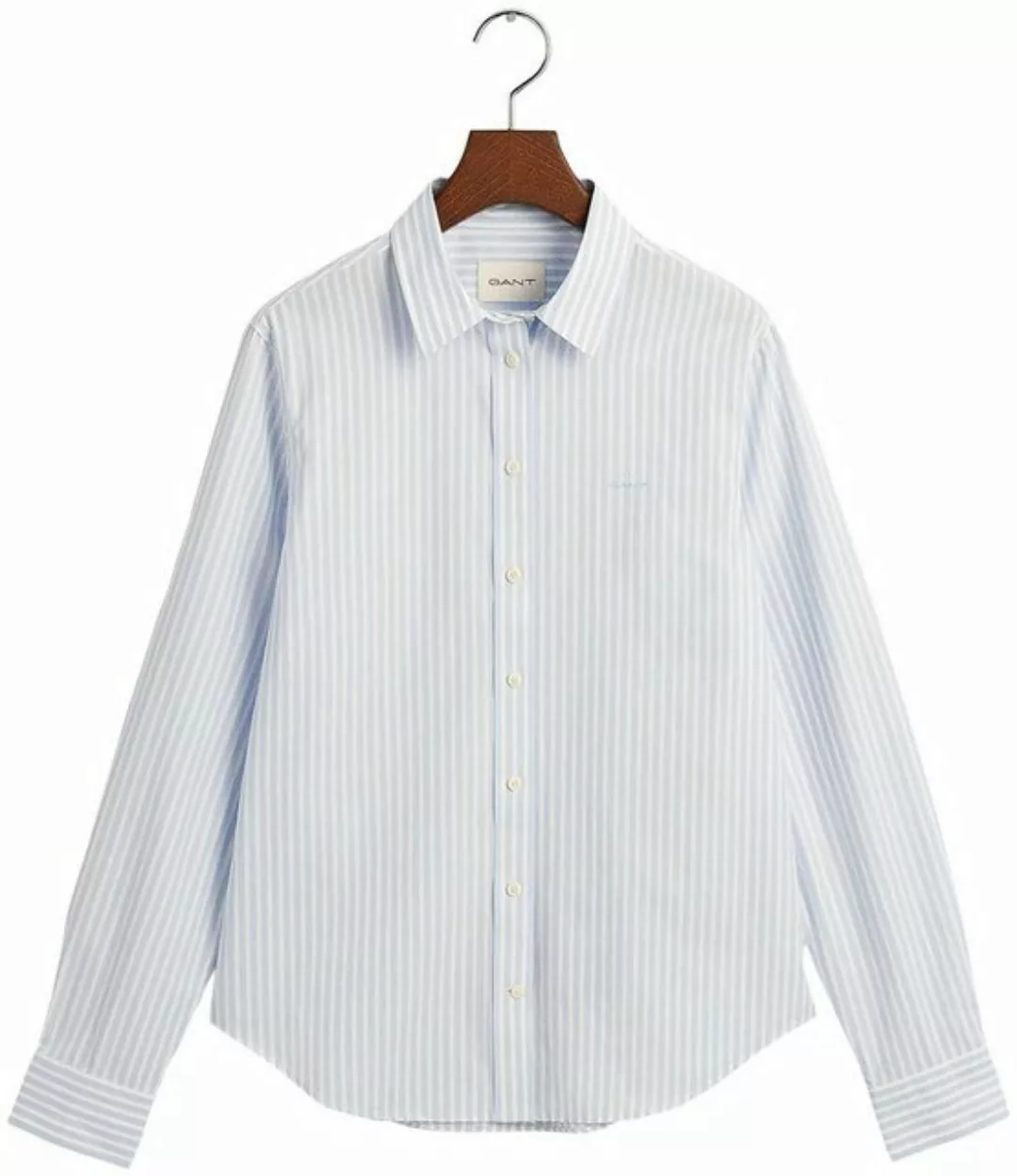 Gant Hemdbluse REG POPLIN STRIPED SHIRT mit einer kleinen Logostickerei auf günstig online kaufen