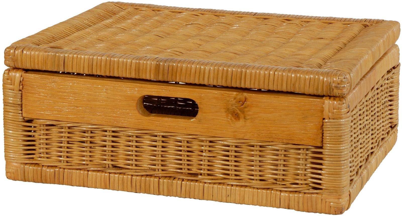 Krines Home Aufbewahrungskorb Flacher Korb mit günstig online kaufen