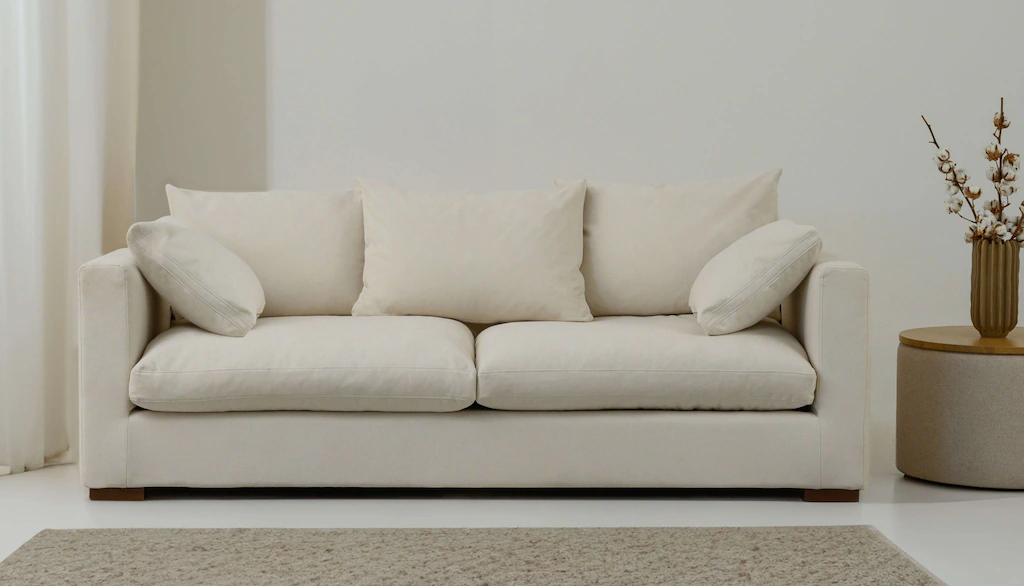 Home affaire 2,5-Sitzer "Comfy", extra weich und kuschelig, Füllung mit Fed günstig online kaufen