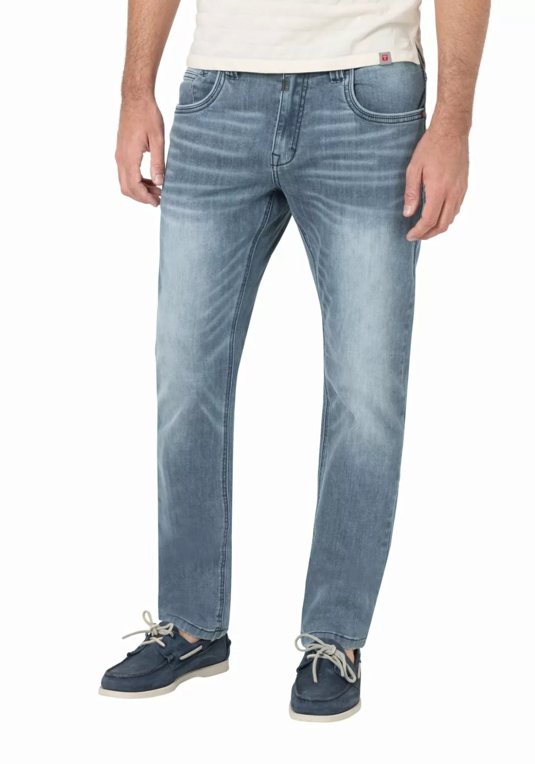 Timezone Herren Jeans REGULAR GERRITTZ - Mid Waist - Regular Fit - Blau günstig online kaufen