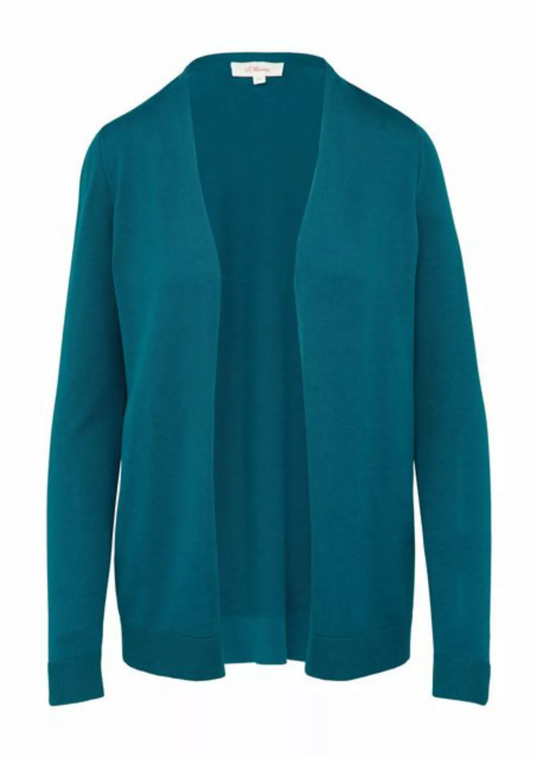 s.Oliver Strickjacke Cardigan aus Viskose-Baumwollmix günstig online kaufen