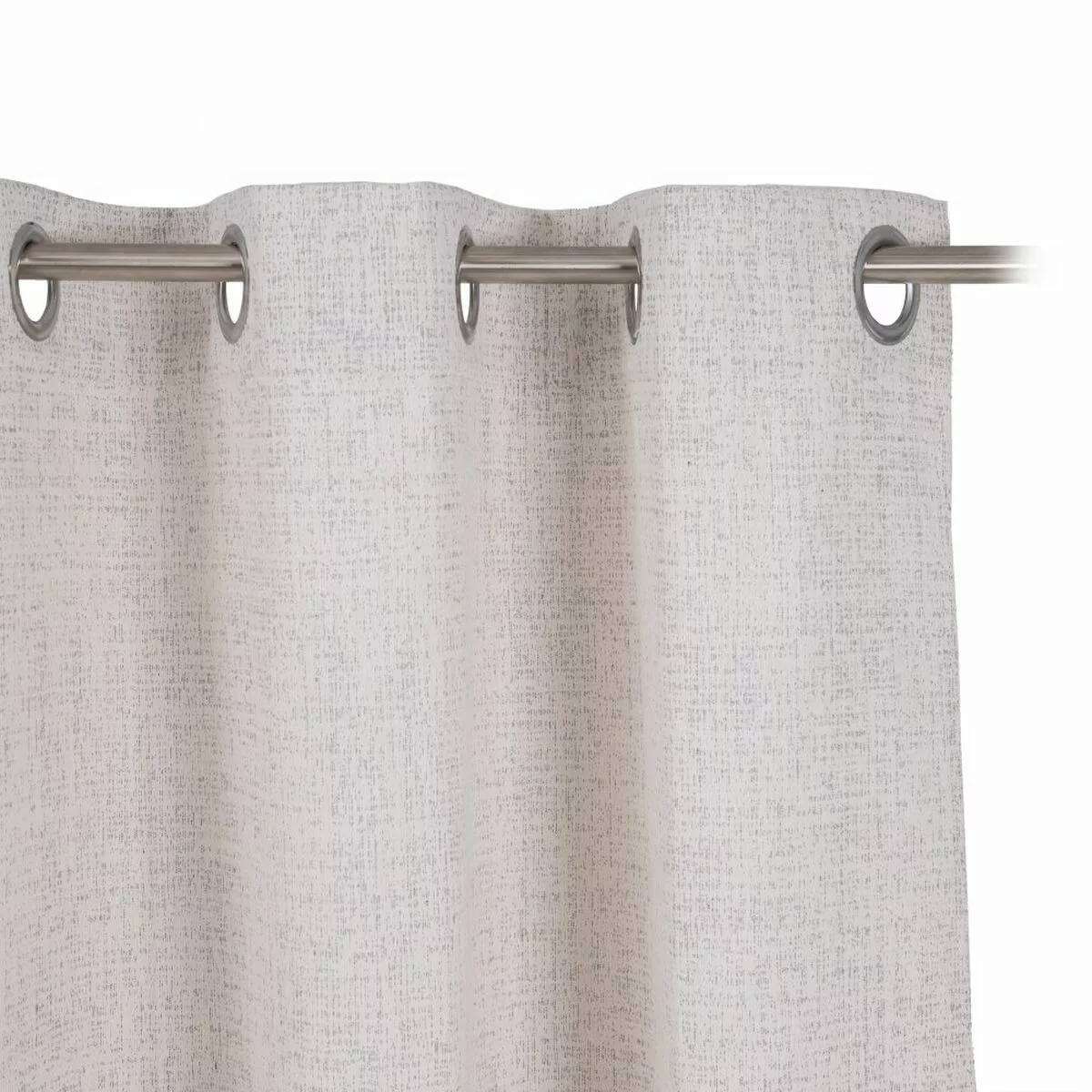 Vorhang Beige Polyester Silber 100 % Baumwolle 140 X 260 Cm günstig online kaufen