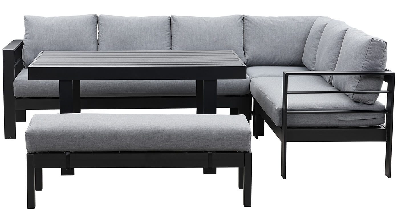 MeXo Gartenlounge-Set XXL Gartenmöbel Set Aluminium günstig online kaufen