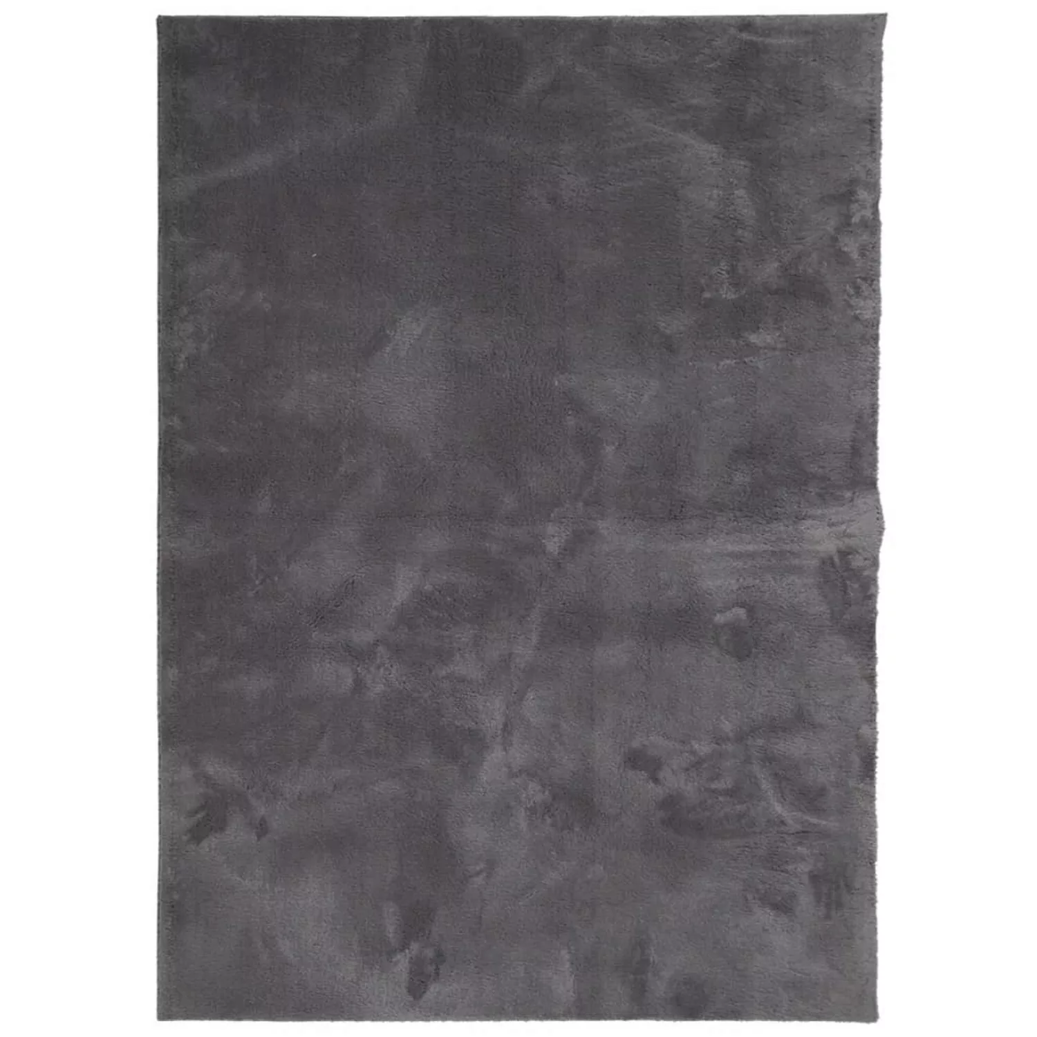vidaXL Teppich Huarte Kurzflor Weich Und Waschbar Anthrazit 200x280 Cm 1931 günstig online kaufen