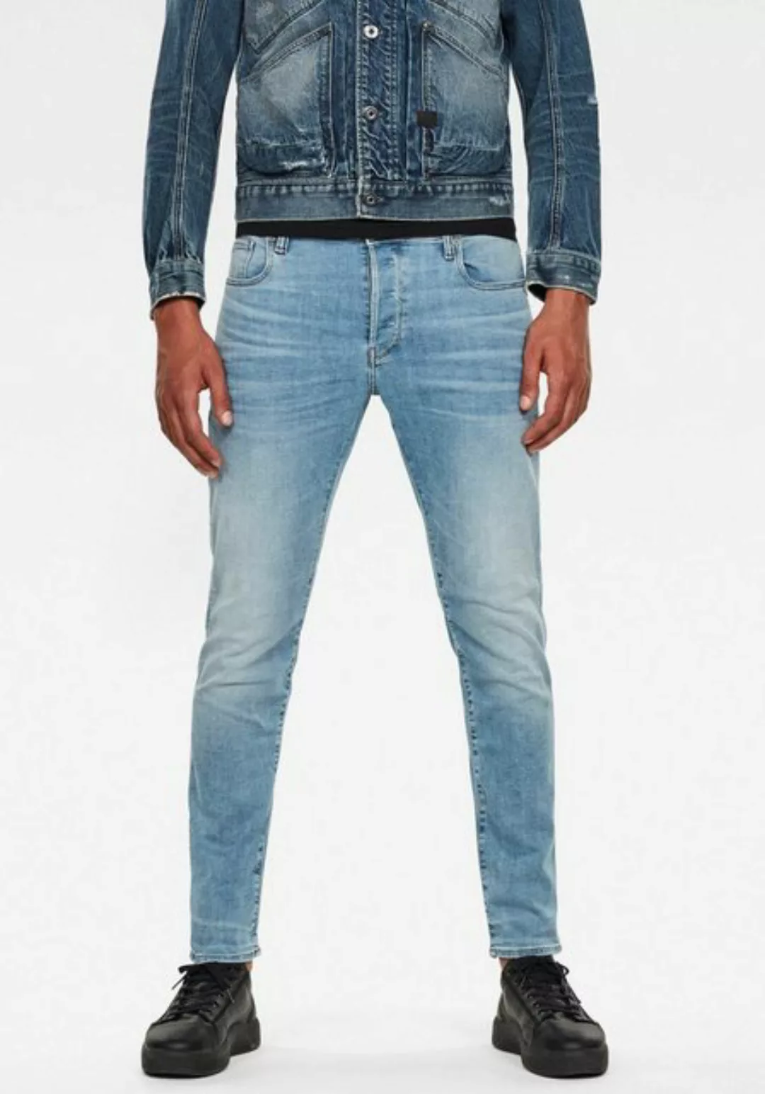 G-Star RAW Slim-fit-Jeans 3301 Slim mit toller Waschung und Elasthan günstig online kaufen