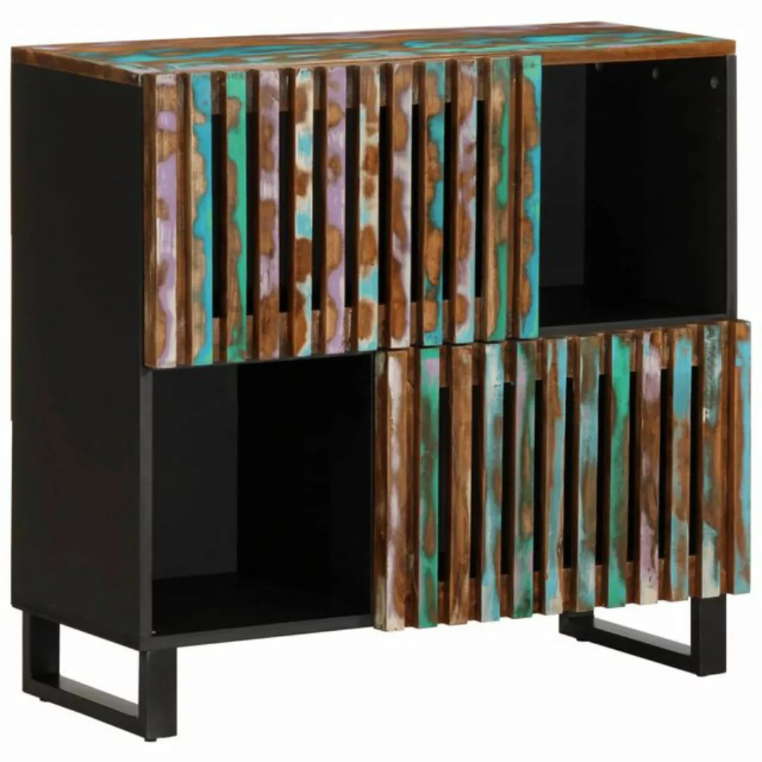 vidaXL Fächerschrank Sideboard 80x34x75 cm Massivholz Akazie (1-St) günstig online kaufen