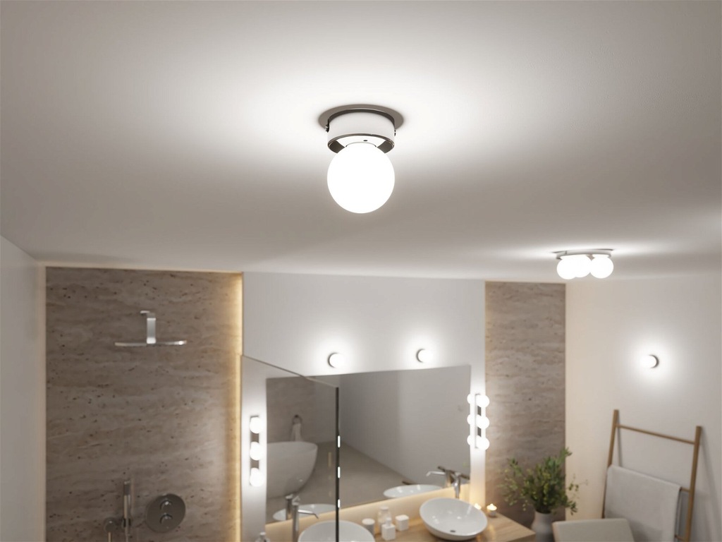 Paulmann Deckenleuchte »Selection Bathroom Gove IP44 max. 1x20W Satin, Glas günstig online kaufen