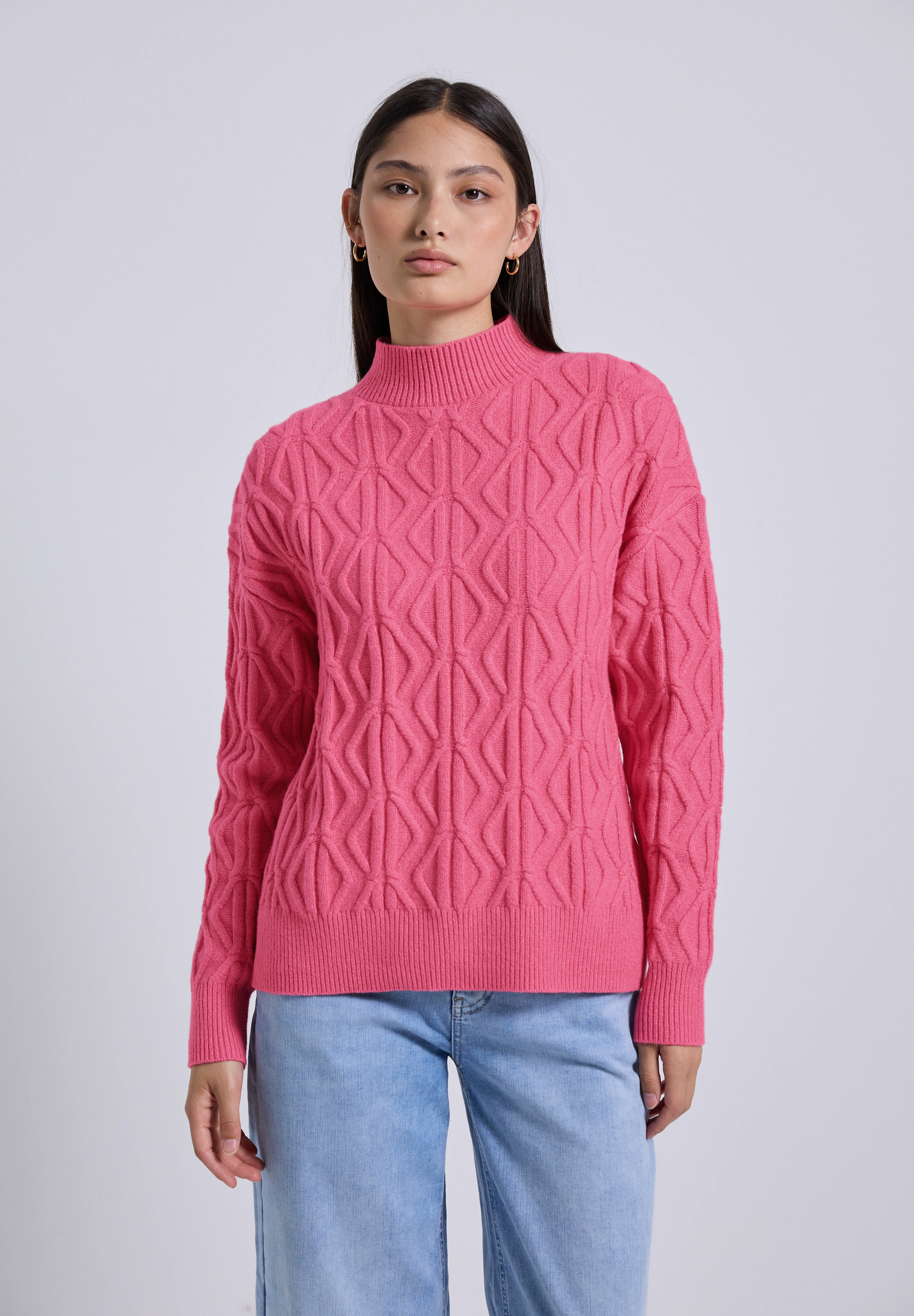 STREET ONE STUDIO Strickpullover, mit Turtleneck günstig online kaufen