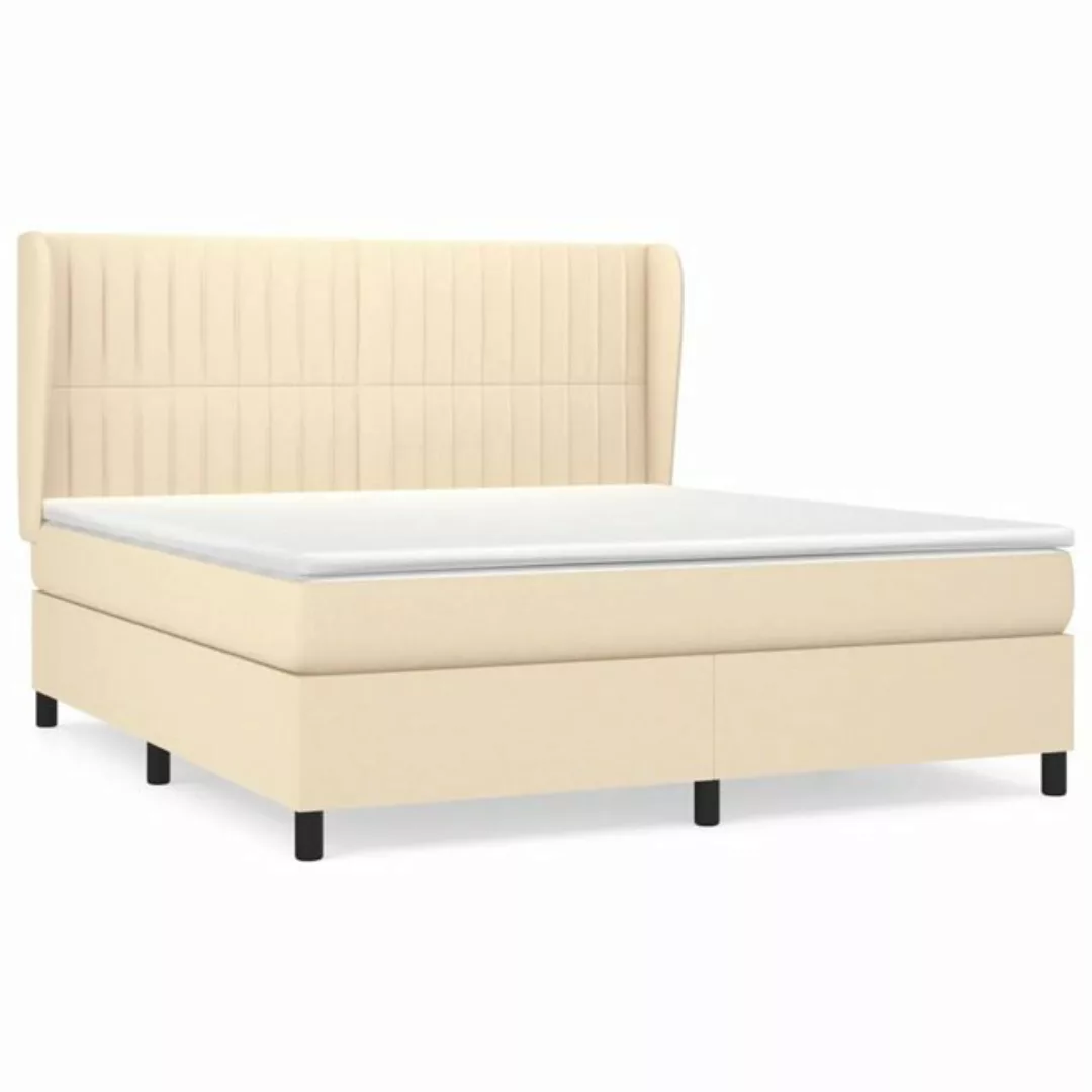 vidaXL Boxspringbett Bett Boxspringbett mit Matratze & Topper Stoff verschi günstig online kaufen