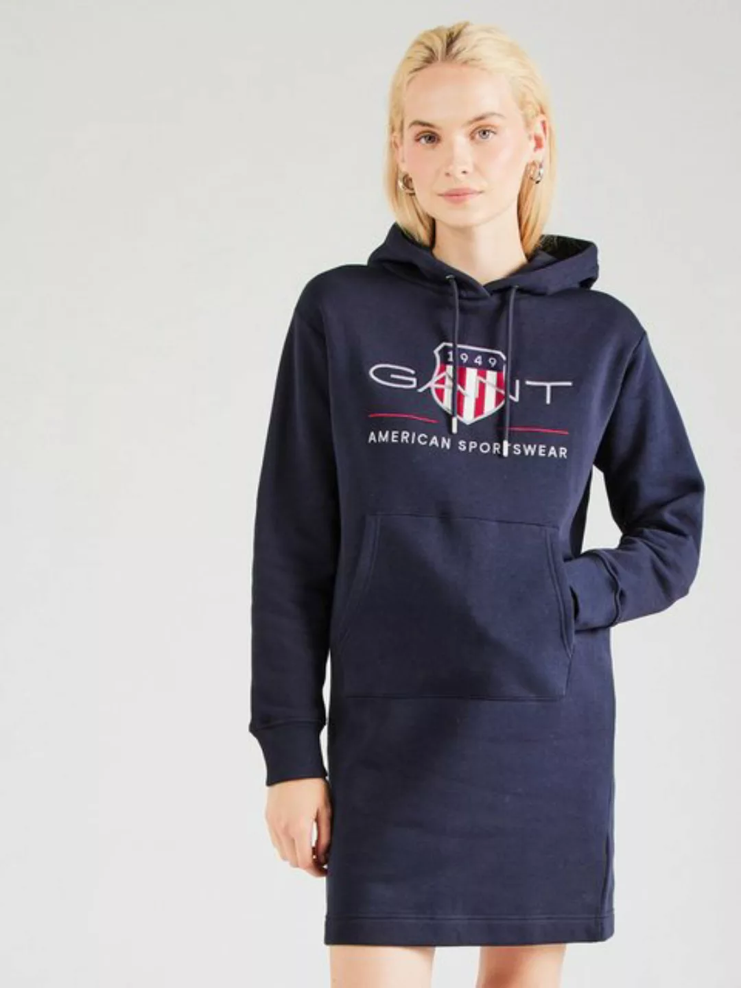 Gant Midikleid Hoodie-Kleid Archive Shield günstig online kaufen