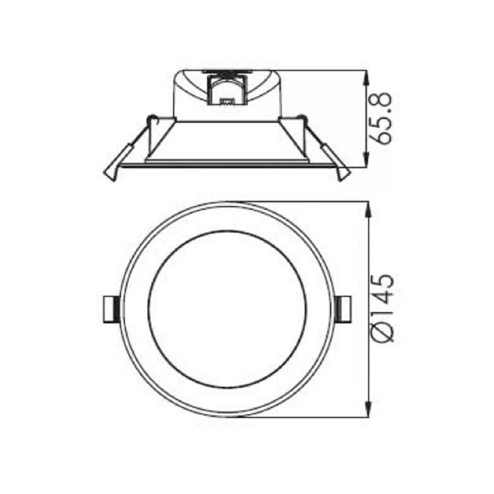 LED-Deckeneinbauleuchte Acrux weiß, CCT Ø14,5cm günstig online kaufen