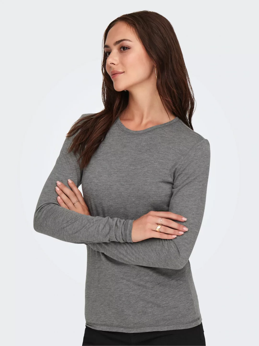 JDY Langarmshirt "JDYSUMA WOOLBLEND L/S ONECK TOP JRS NOOS" günstig online kaufen