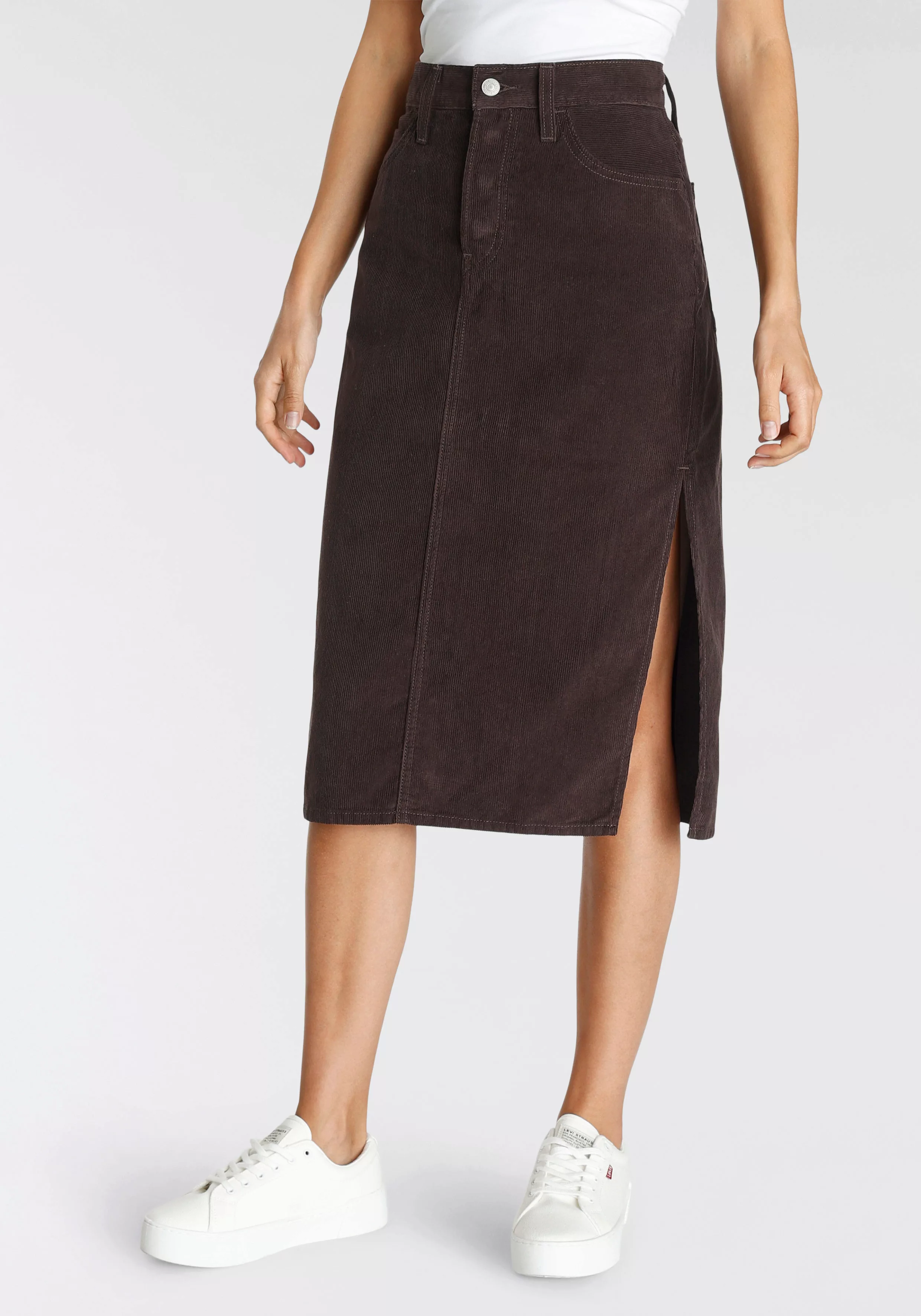 Levis Cordrock "Side Slit Skirt" günstig online kaufen