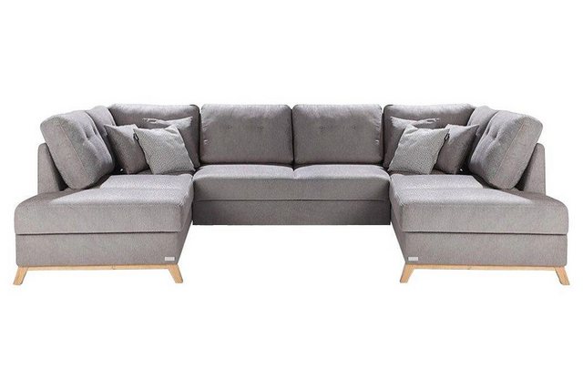 Xlmoebel Ecksofa Ecksofa Stoff U-Form Wohnlandschaft mit Schlaffunktion Cou günstig online kaufen