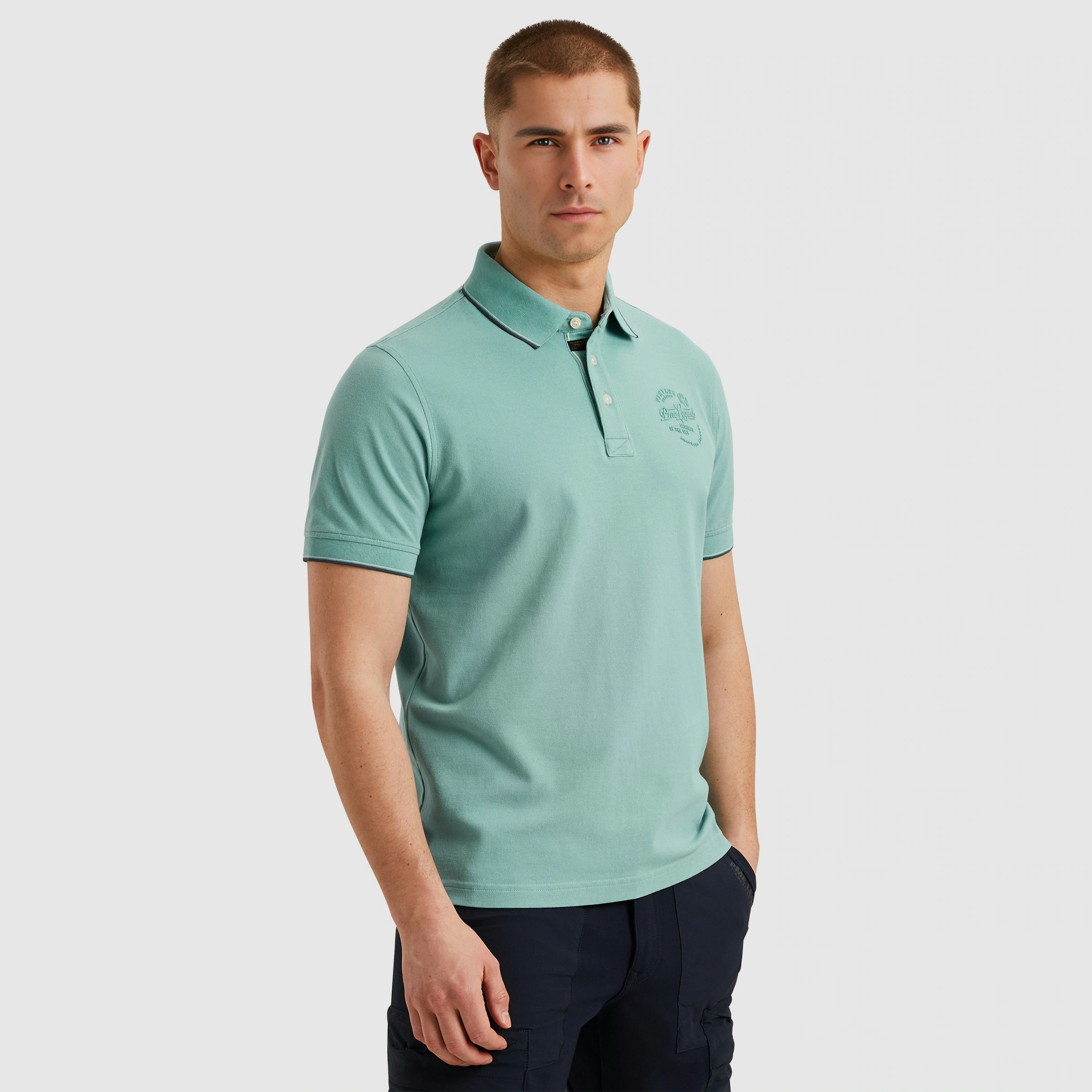 Poloshirt - SHORT SLEEVE POLO STRETCH PIQUE günstig online kaufen