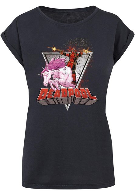 ABSOLUTE CULT T-Shirt ABSOLUTE CULT Damen Ladies Deadpool - Rides a Unicorn günstig online kaufen