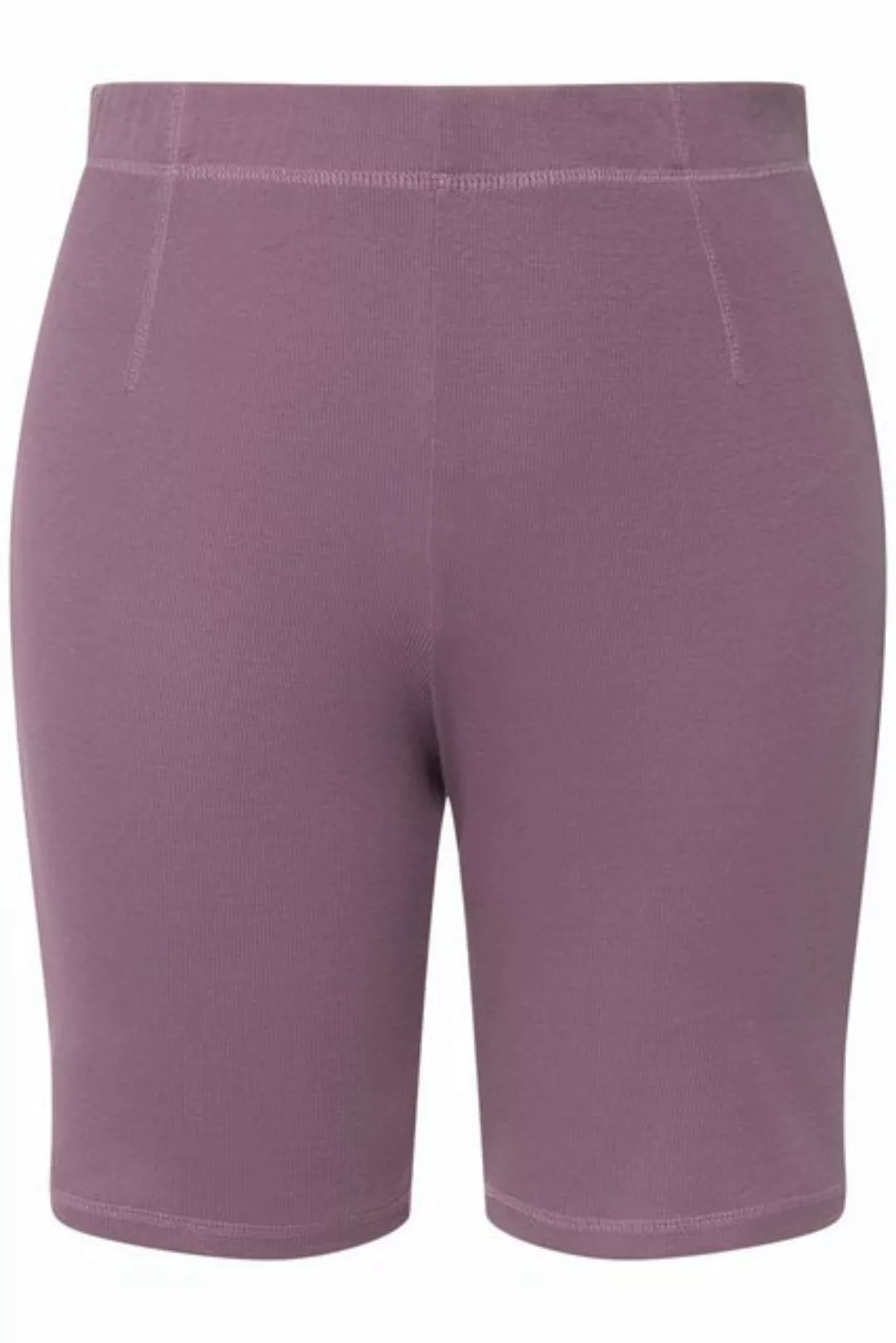 Ulla Popken Radlerhose Yoga-Radler Rippjersey Slim Biobaumwolle günstig online kaufen