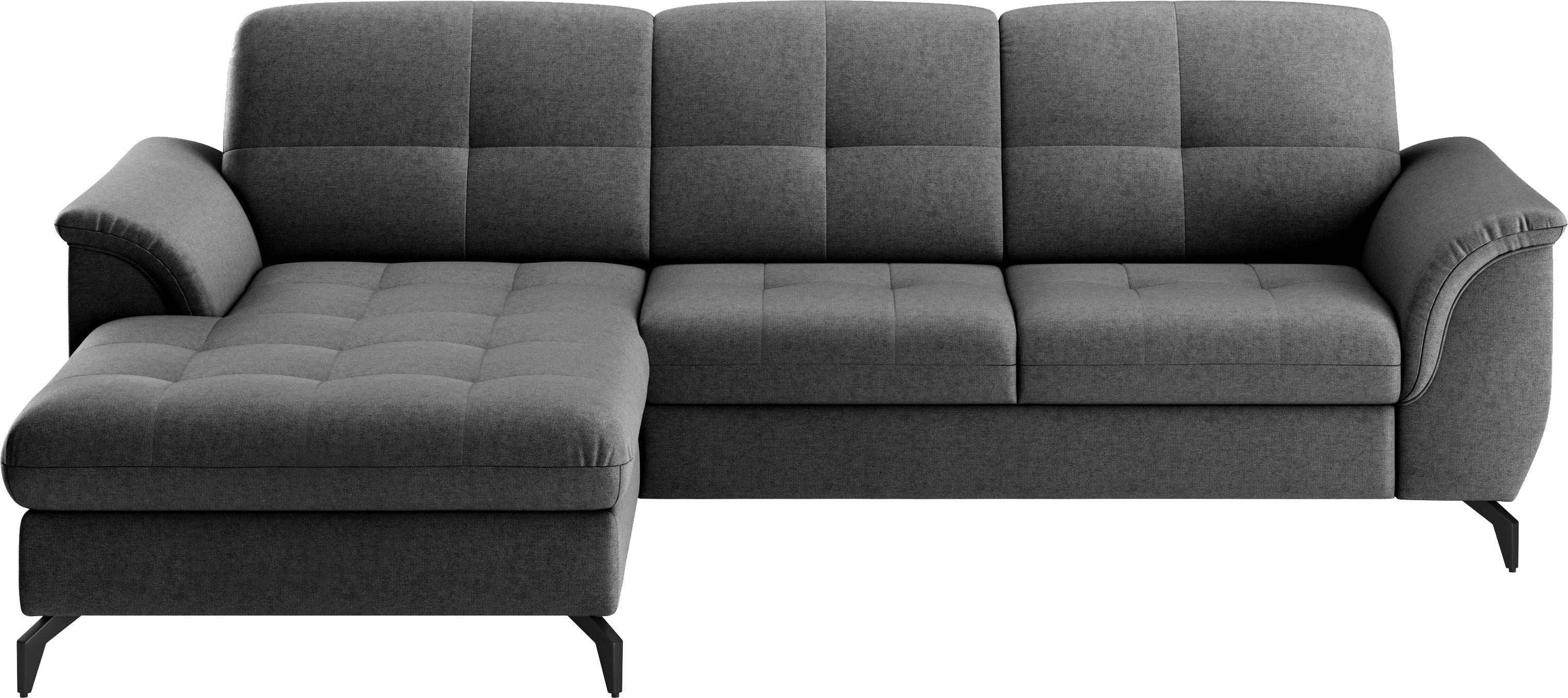 sit&more Ecksofa Zora L-Form, wahlweise mit Bettfunktion und Bettkasten günstig online kaufen