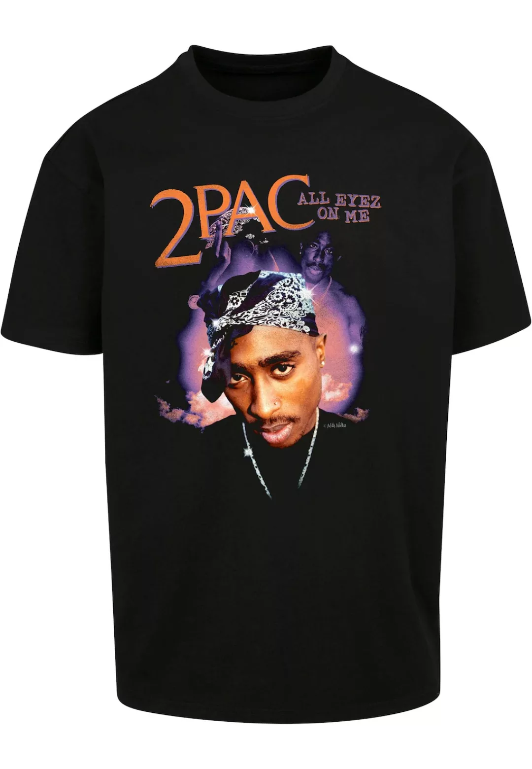 MisterTee T-Shirt "MisterTee Herren Tupac All Eyez On Me Anniversary Oversi günstig online kaufen