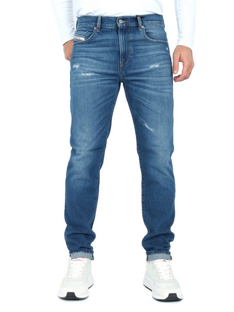 Diesel Slim-fit-Jeans Destroyed Look - 2019 D-Strukt R0R72 - Länge:30 günstig online kaufen