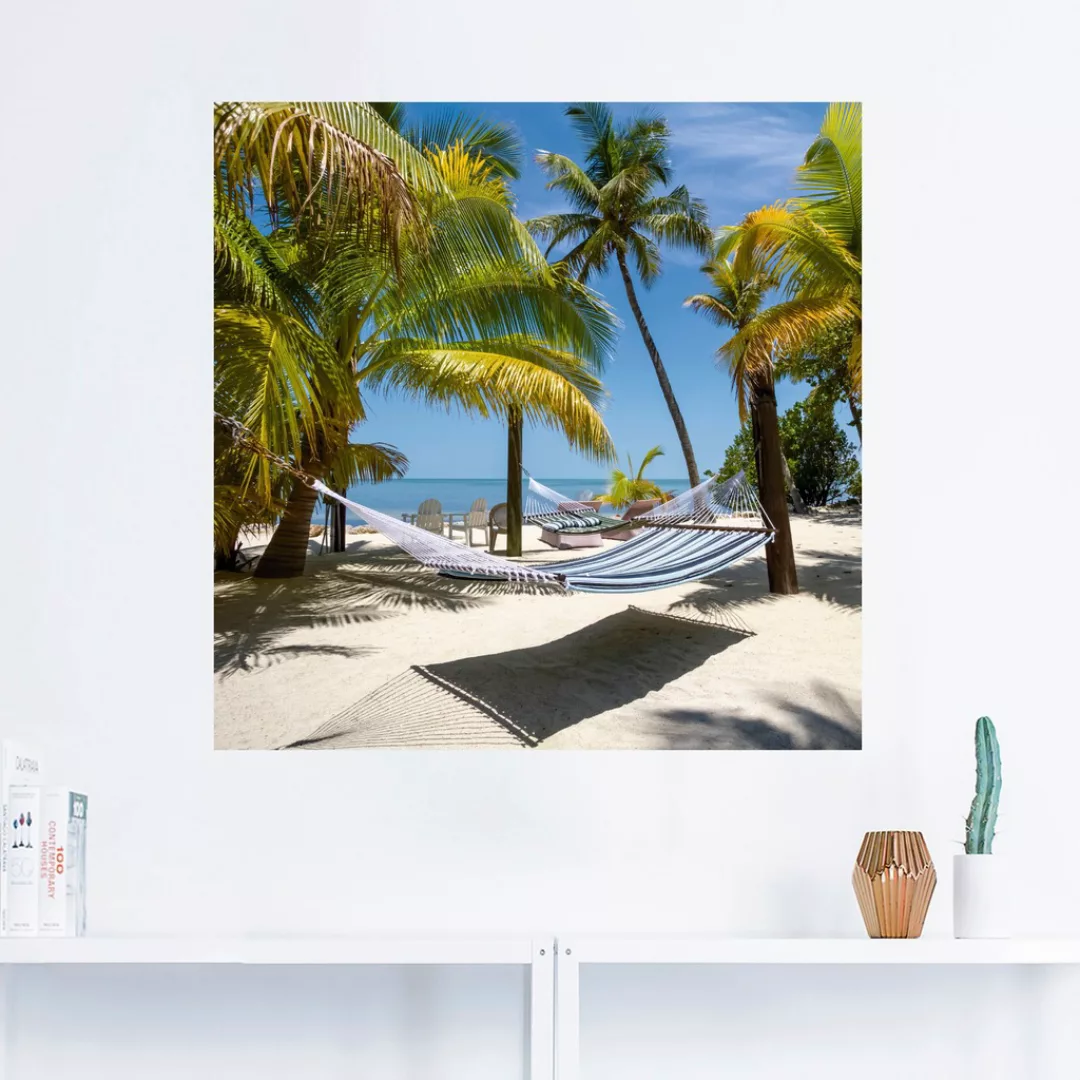 Artland Wandfolie "Florida Keys Strandleben", Strand, (1 St.), selbstkleben günstig online kaufen