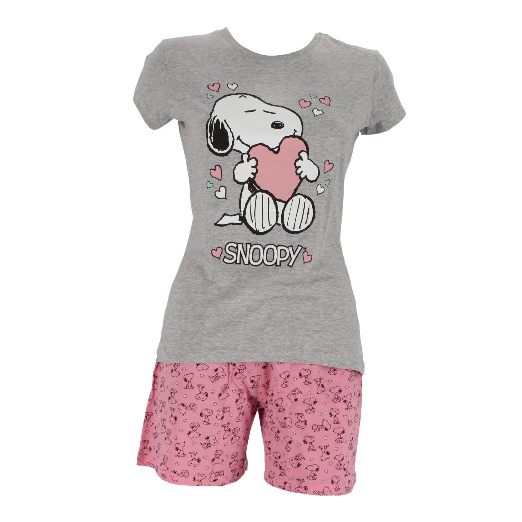 Snoopy Nachthemd mit Shorts für Frauen günstig online kaufen