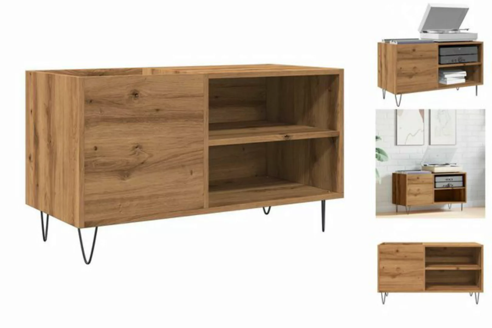 vidaXL TV-Schrank Plattenschrank V Schrank Fernsehschrank Lowboard Regal Si günstig online kaufen