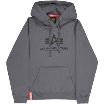 Alpha Industries  Sweatshirt Basic Hoodie BL - greyblack/black günstig online kaufen