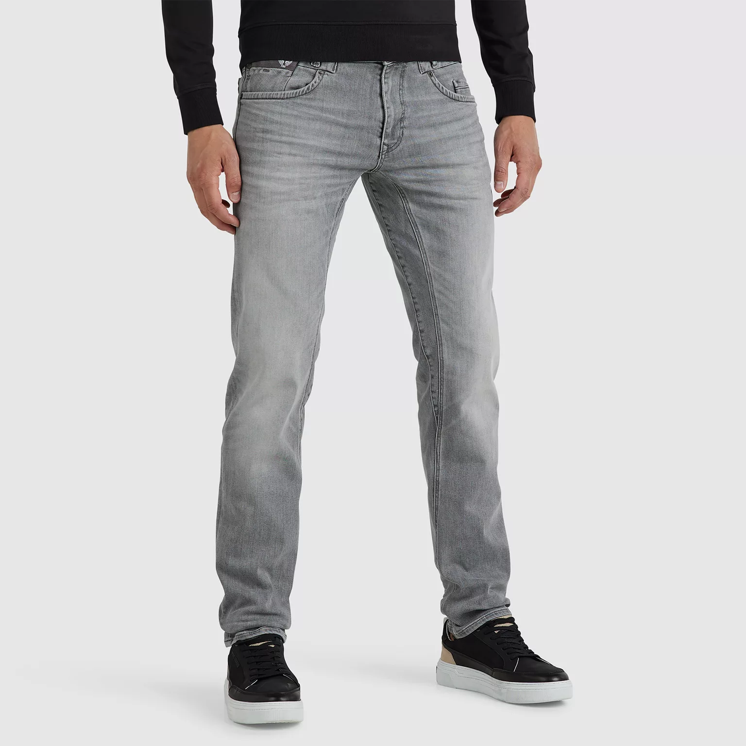 PME Legend Herren Jeans COMMANDER 3.0 - Relaxed Fit - Grau - Grey Denim günstig online kaufen