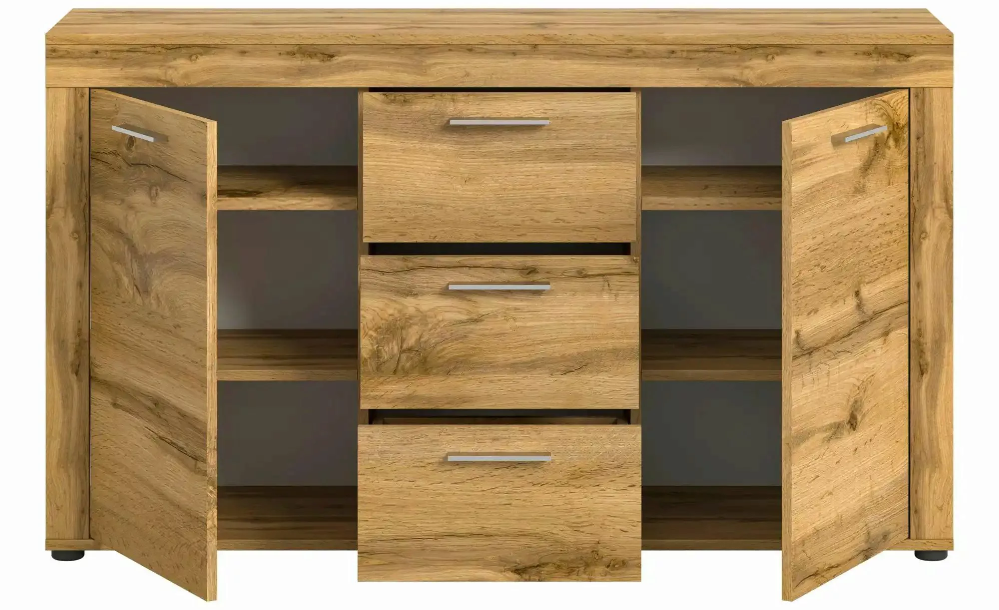 Sideboard  Bardenas ¦ holzfarben ¦ Maße (cm): B: 125 H: 80 Kommoden & Sideb günstig online kaufen