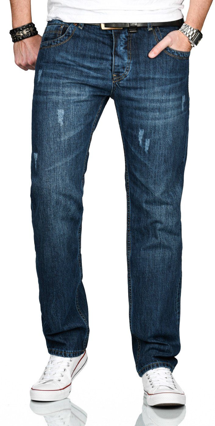 Alessandro Salvarini Straight-Jeans ASCarlo A. Salvarini günstig online kaufen