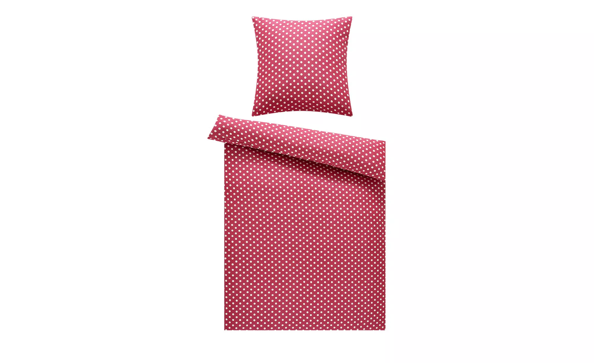 levelone Microfaser Bettwäsche  Blockstreifen - rosa/pink - 100% Polyester günstig online kaufen