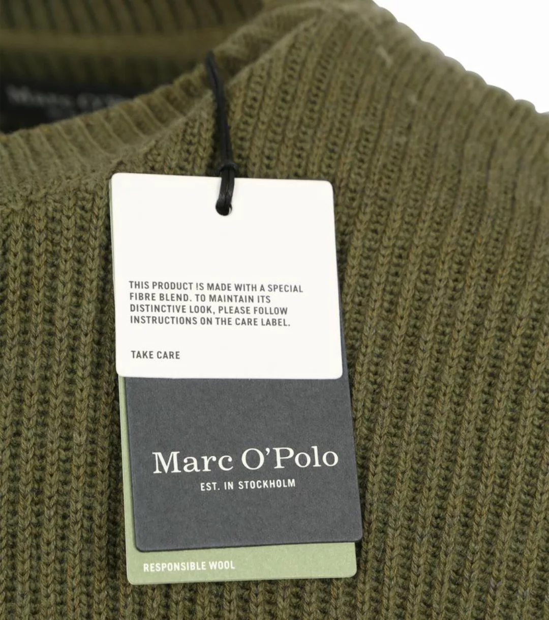 Marc O'Polo Pullover Wool Blend Grün - Größe XXL günstig online kaufen