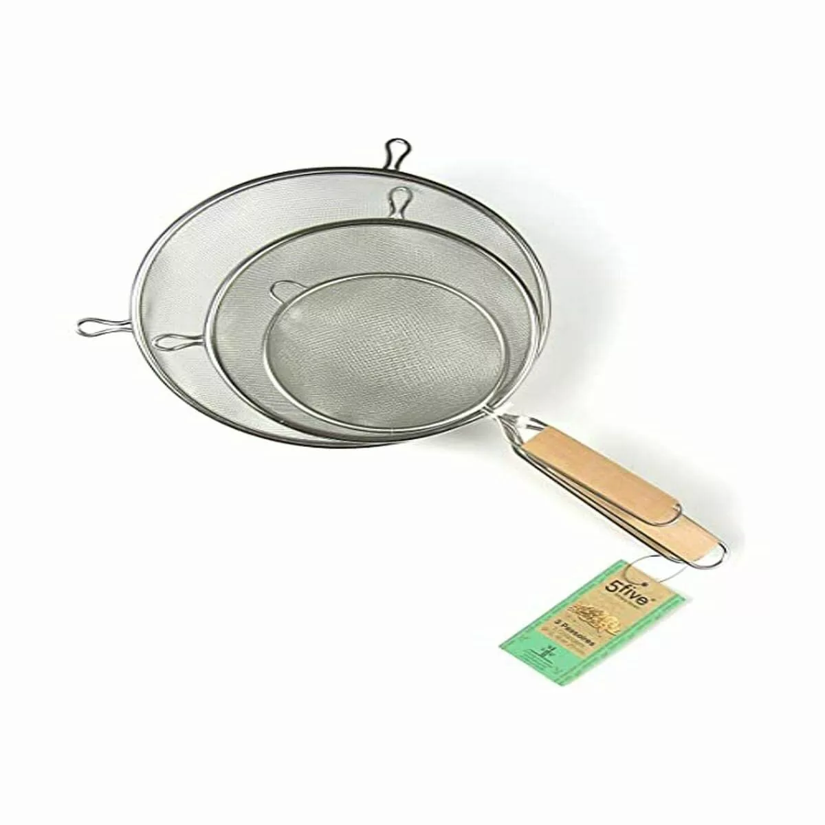 Sieb-set Secret De Gourmet Holz Edelstahl (3 Stücke) günstig online kaufen