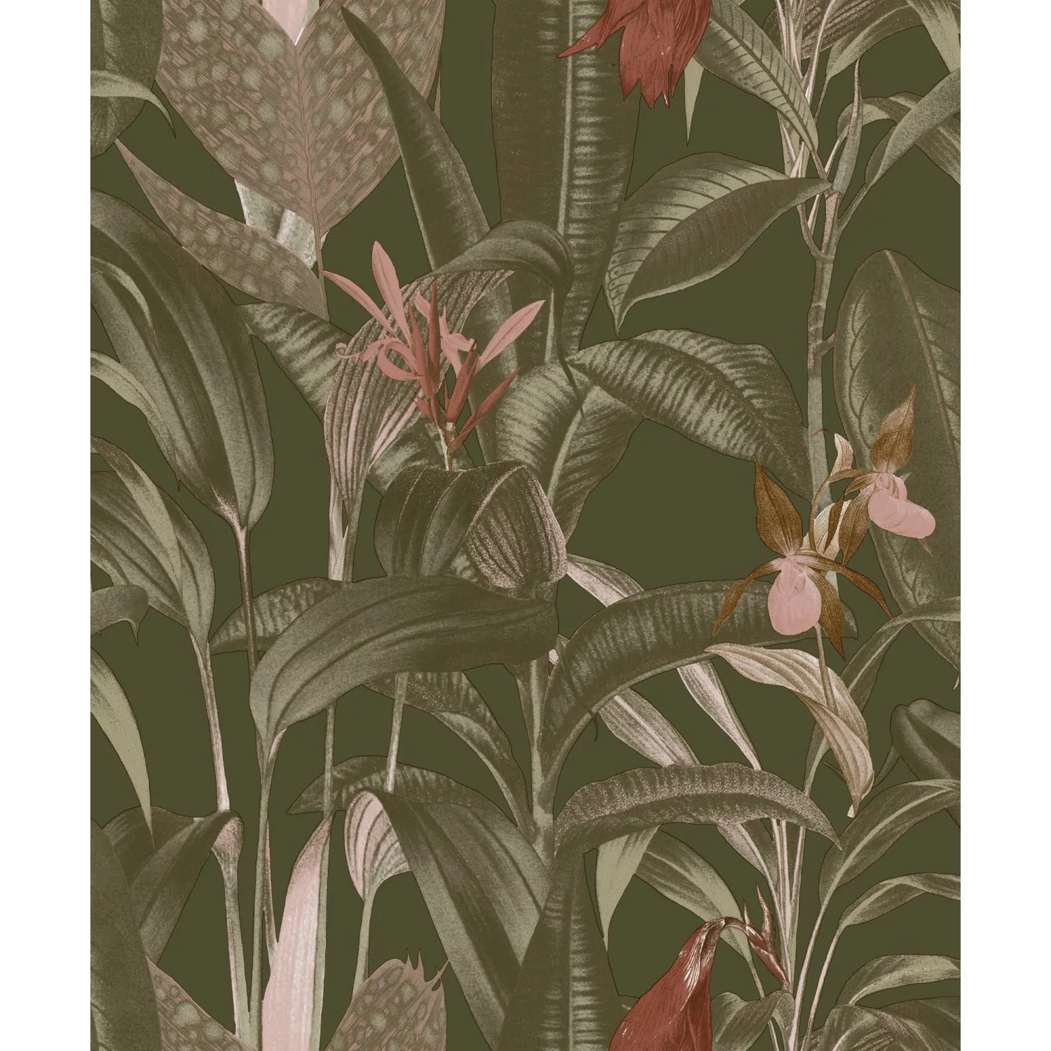LOOKS by Wolfgang Joop Vliestapete »Tropical Leaves«, botanisch, 10mx52cm günstig online kaufen
