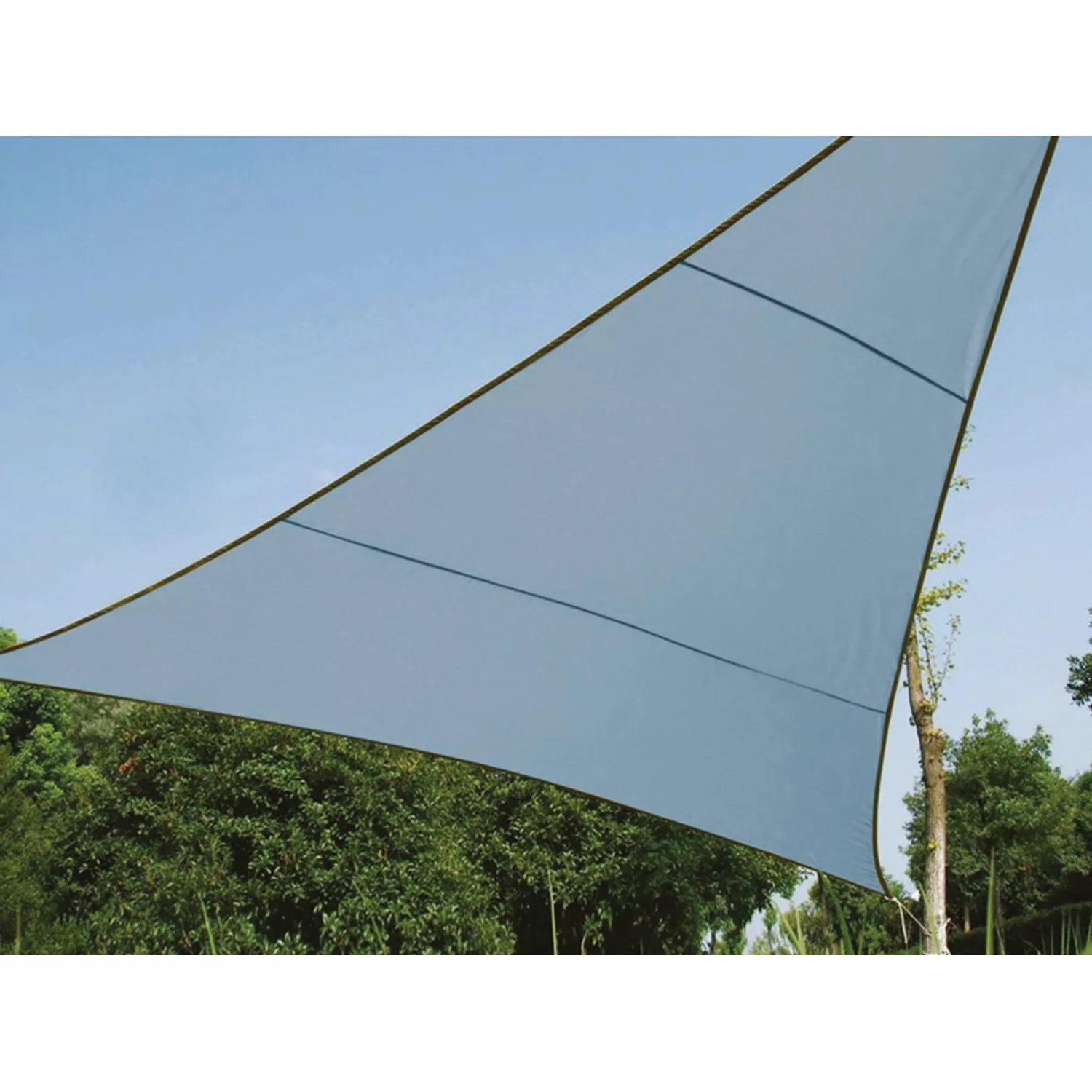Sonnensegel Grün-Grau Dreieckig  5 x 5 x 5 m günstig online kaufen