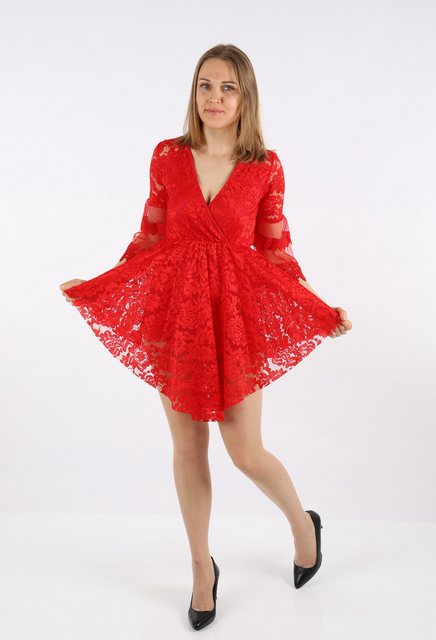 HELLO MISS Spitzenkleid Elegantes Spitzenkleid mit Shorts, Sommerkleid Jums günstig online kaufen
