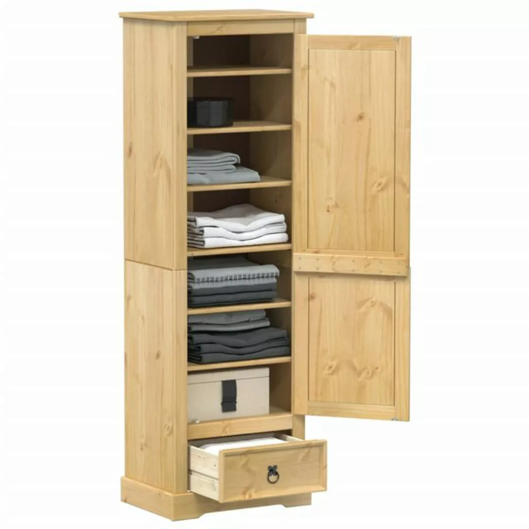 vidaXL Kleiderschrank Kleiderschrank Corona 55x38x170 cm Massivholz Kiefer günstig online kaufen