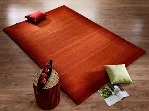 Handgeknüpfter Naturteppich  Vinciano Tami ¦ grau ¦ Wolle ¦ Maße (cm): B: 2 günstig online kaufen